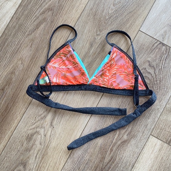 Maaji Bikini Coral Pink Purple Blue Gray Bikini - Picture 4 of 6